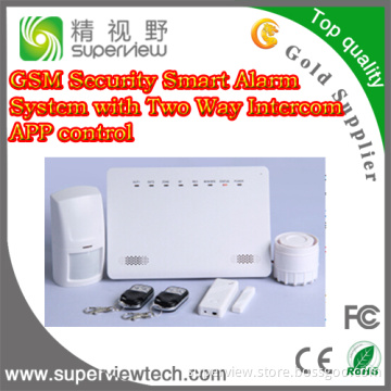 GSM Security Smart Alarm System with Two Way Intercom APP Control (SV-007M3X)
